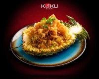 KHAO PHAD SAPPAROD (Poulet ou Crevettes)