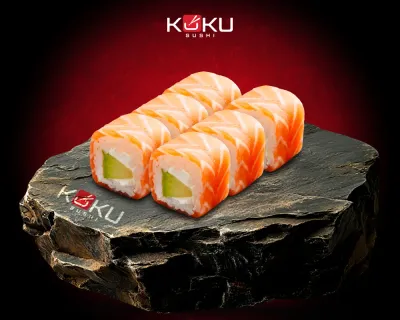 Saumon Roll Avocat Cheese  (6 pièces)